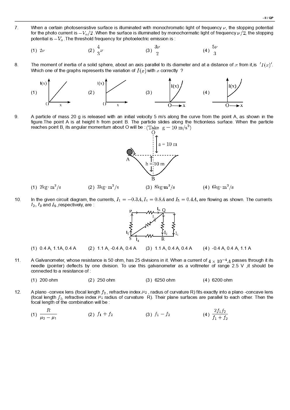 IIT JEE Mains Paper Question Answer With Solution 2019 Paper-7 - Page 3