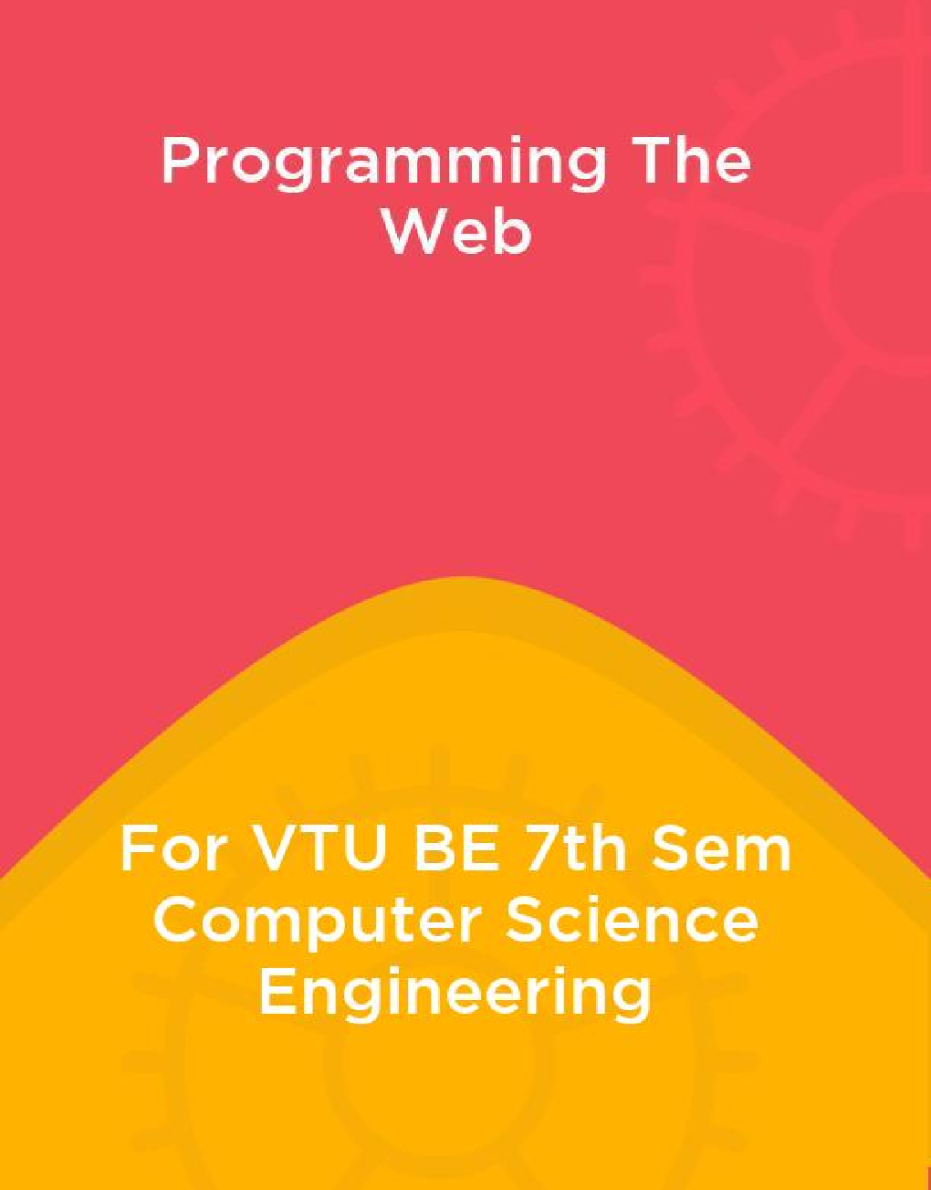 Programming The Web For VTU BE 7th Sem Computer Science Engineering - Page 1