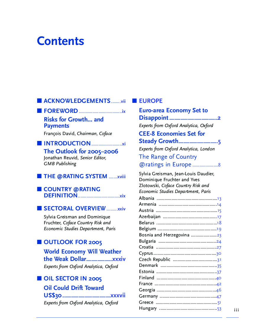 The Handbook Of Country Risk 2005-2006 - Page 2