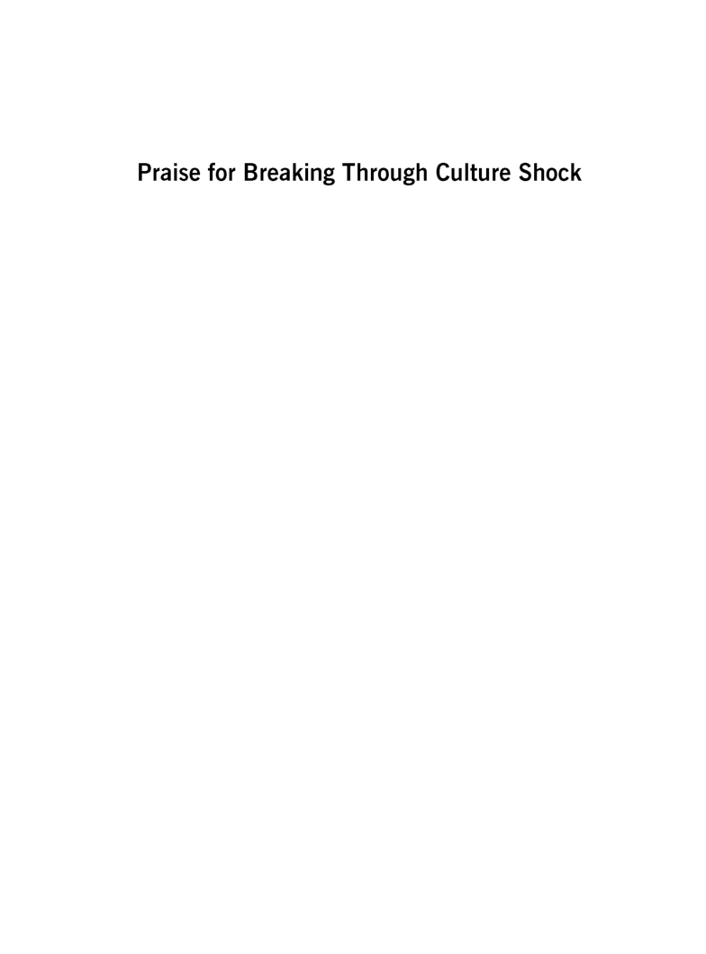 Breaking Through Culture Shock - Page 2