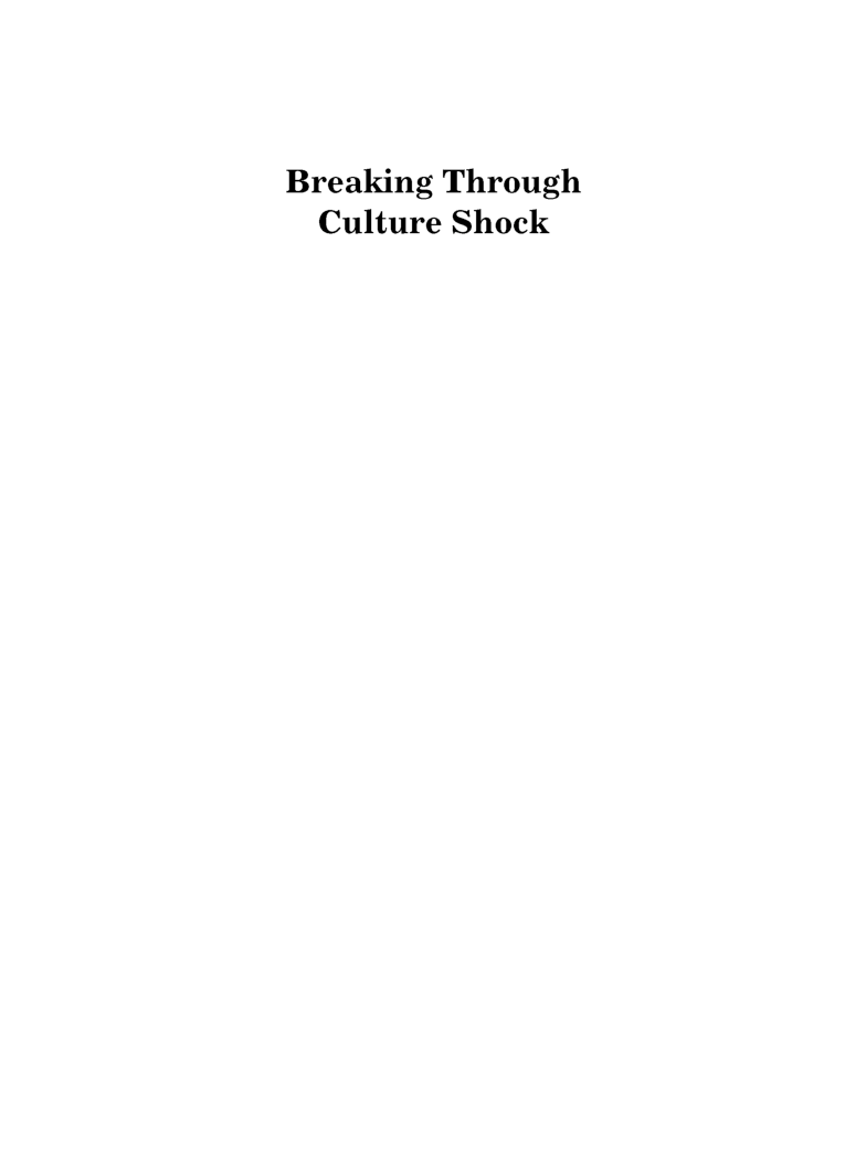 Breaking Through Culture Shock - Page 3