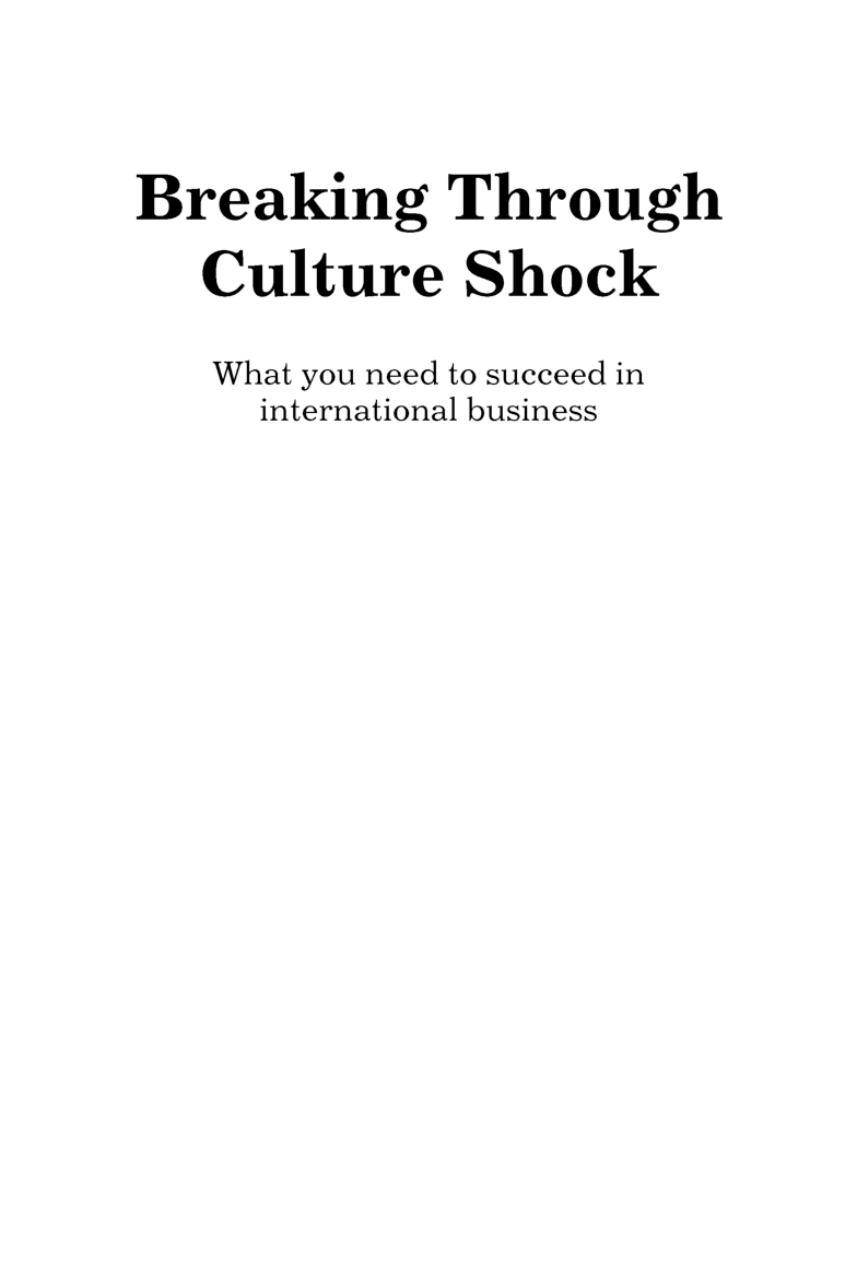 Breaking Through Culture Shock - Page 5