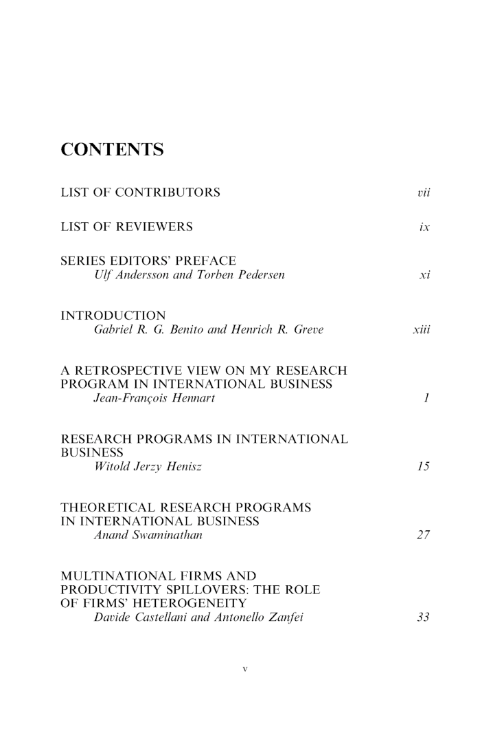 Progress In International Business Research Volume-I - Page 5