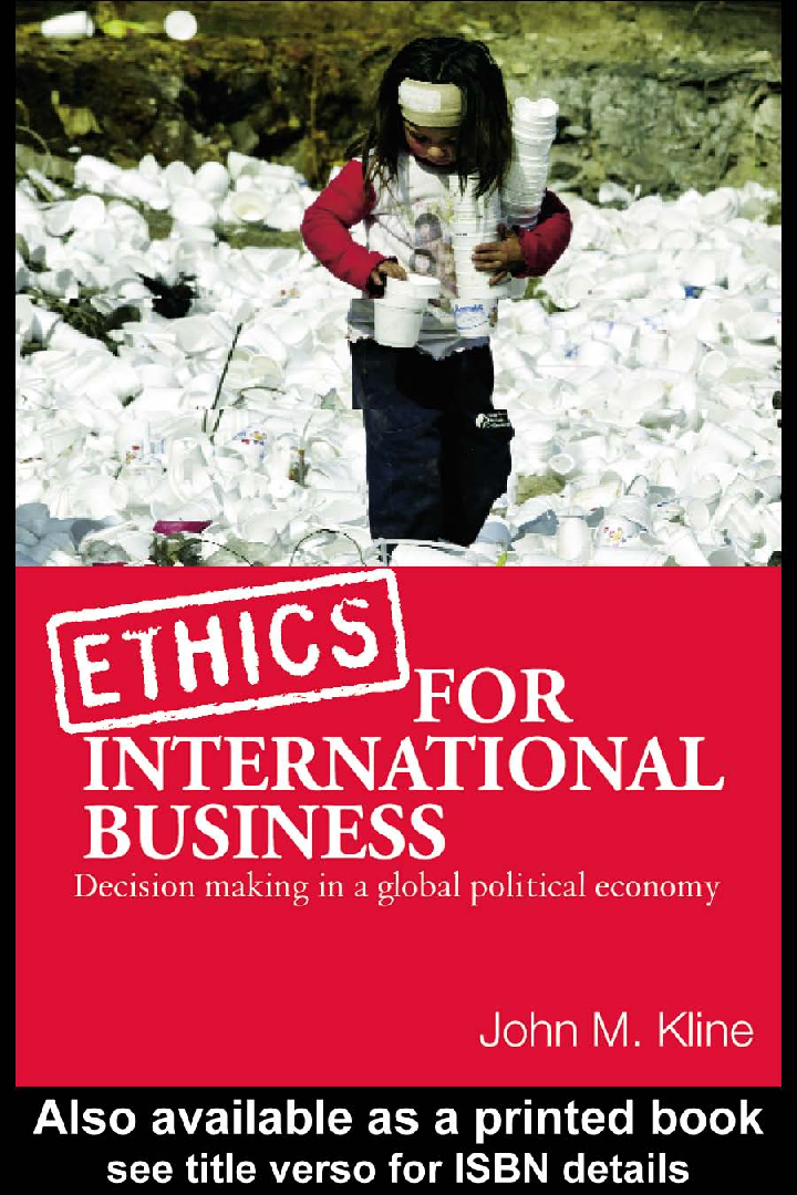 Ethics For International Business - Page 1