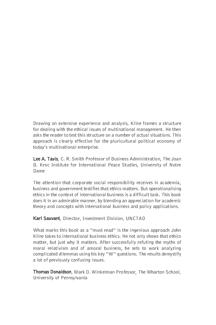 Ethics For International Business - Page 2