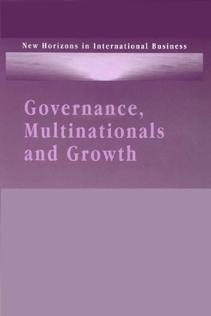 Governance Multinationals And Growth - Page 1