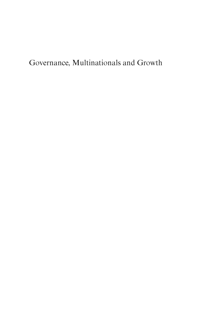 Governance Multinationals And Growth - Page 2