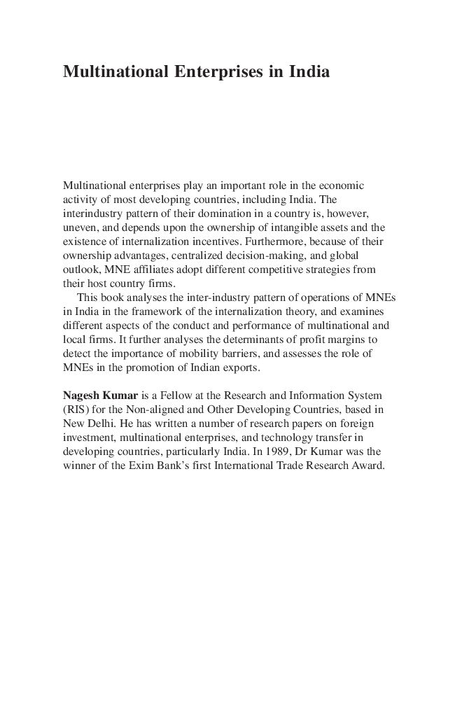 Multinational Enterprises in India - Page 2