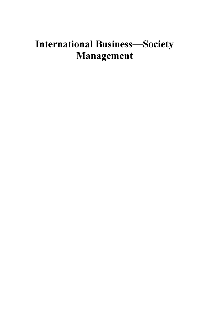 International Business Society Management - Page 2