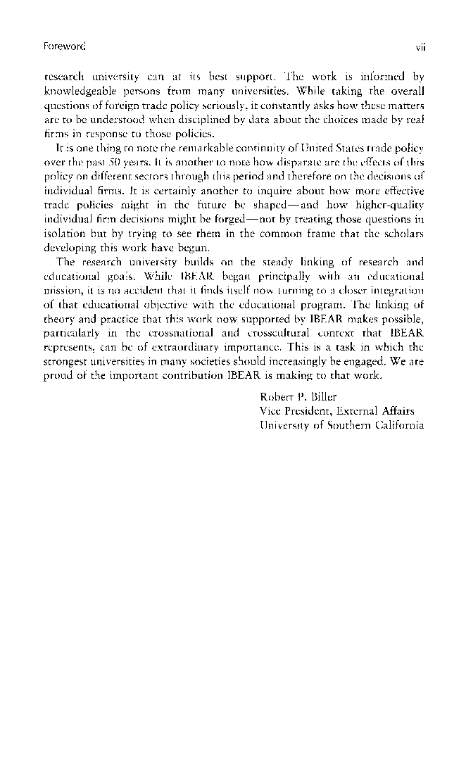 Trade Policy And Corporate Business Decisions - Page 5