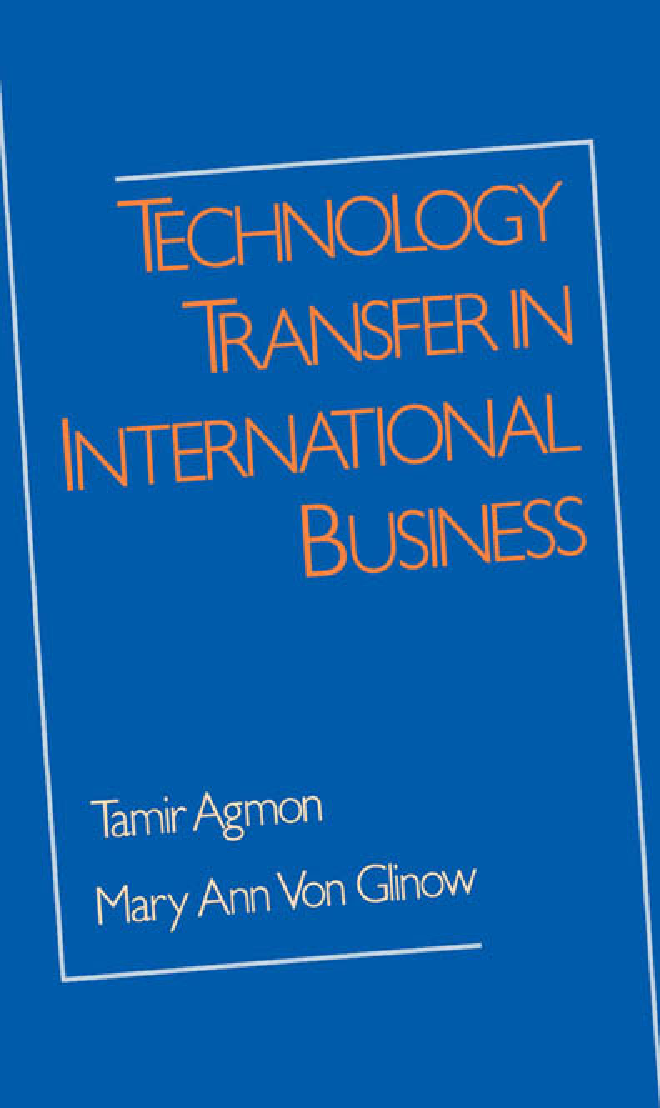 Technology Transfer In International Business - Page 1