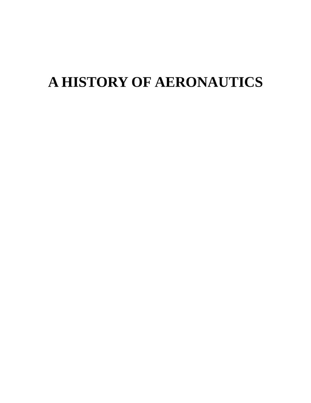 A History Of Aeronautics - Page 2