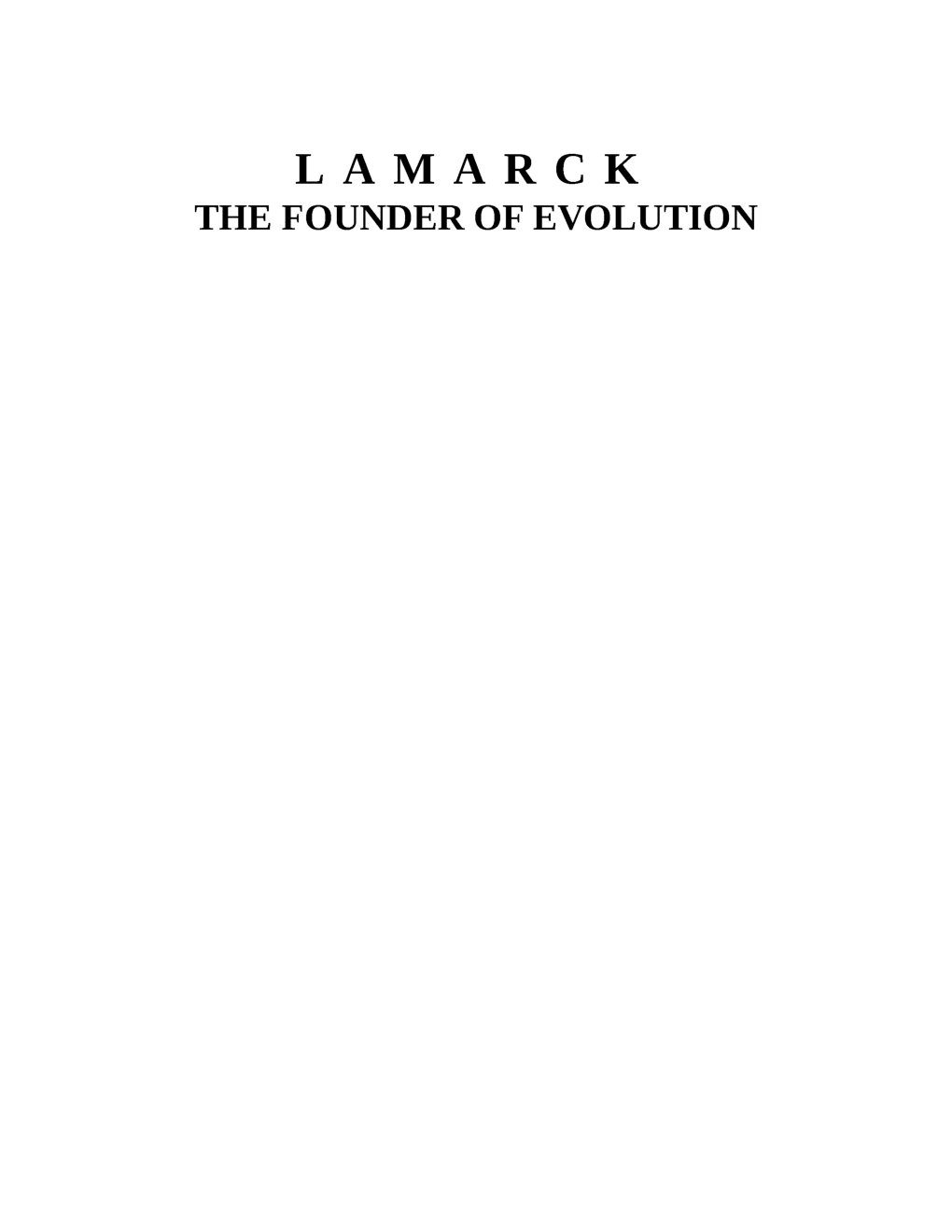 Lamarck The Founder Of Evolution - Page 4