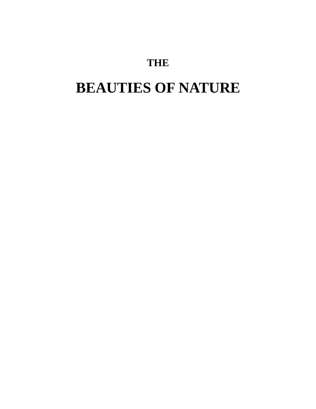 The Beauties Of Nature - Page 3