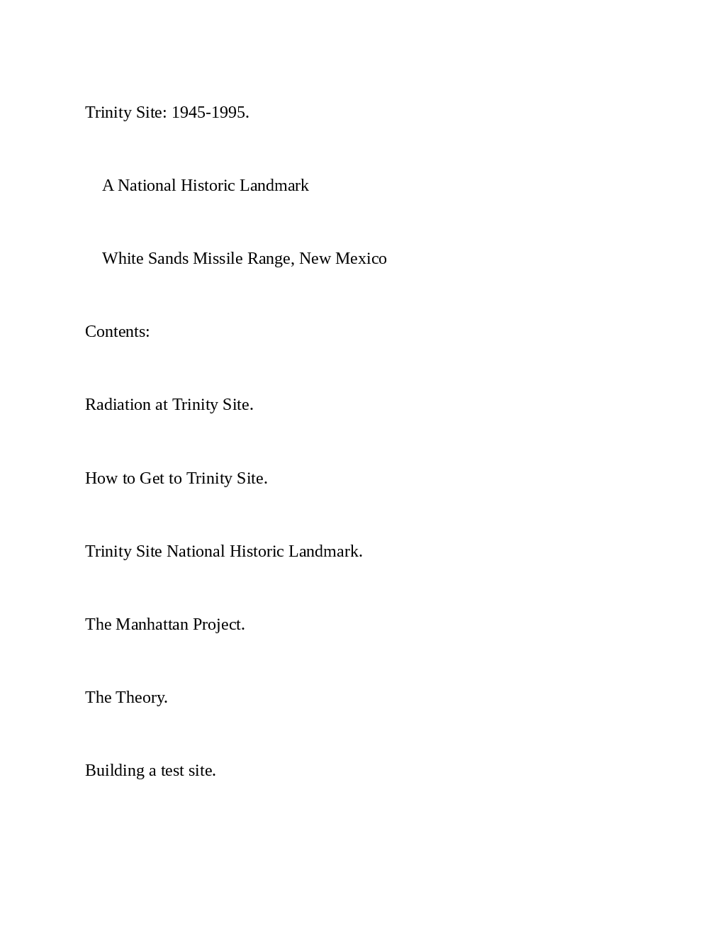 Trinity Atomic Bomb White Sands Missle Range - Page 2