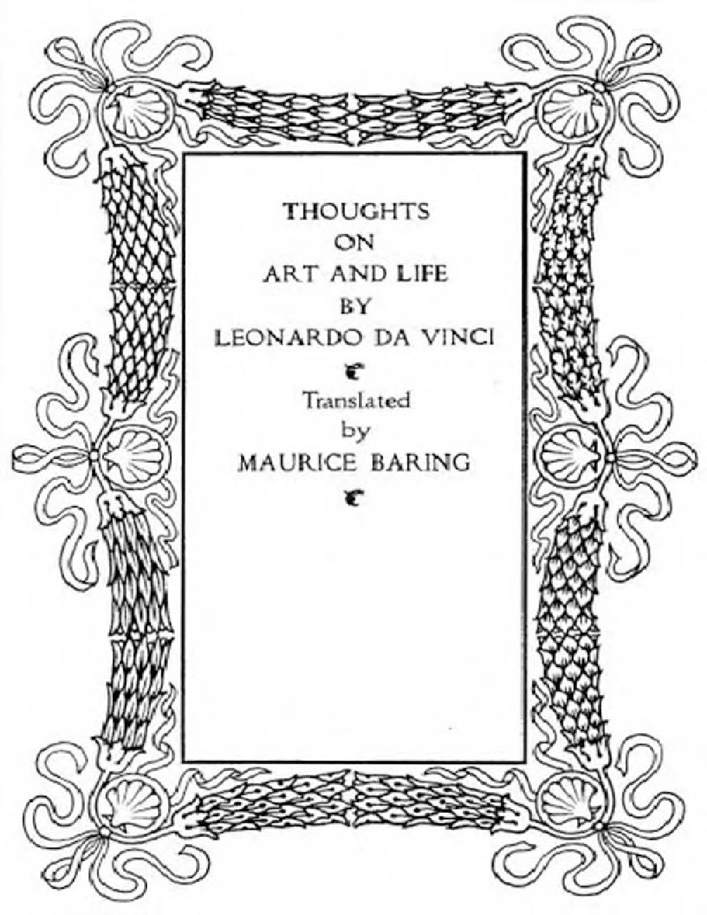 Thoughts On Art And Life  - Page 1
