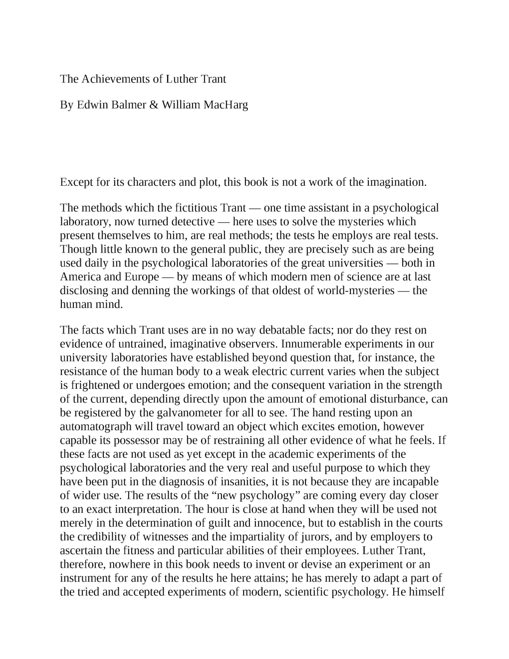 The Achievements Of Luther Trant - Page 2