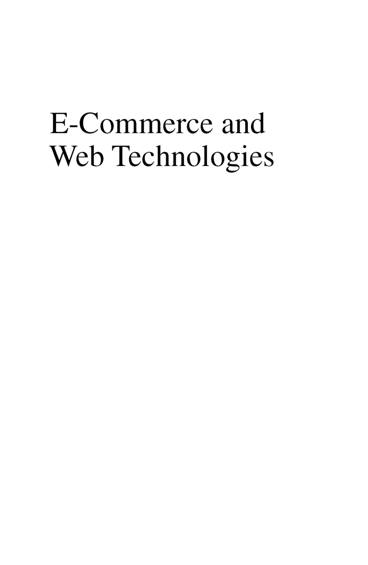 E-Commerce And Web Technologies - Page 3