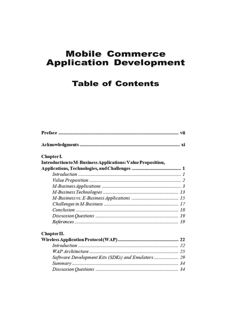 Mobile Commerce Application Development - Page 2