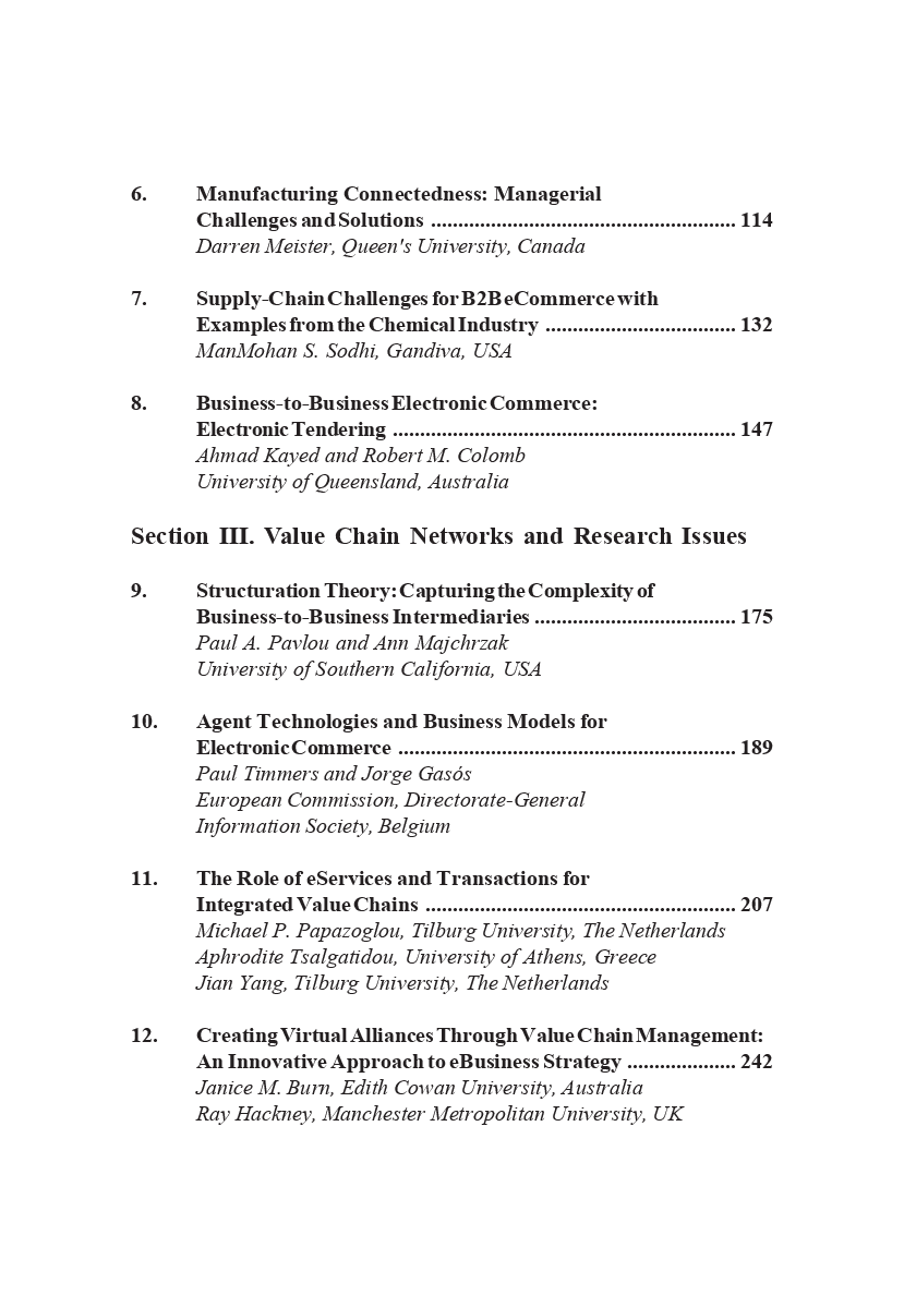 Business To Business Electronic Commerce - Page 3