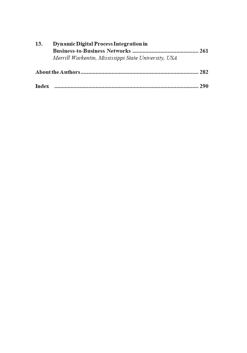 Business To Business Electronic Commerce - Page 4