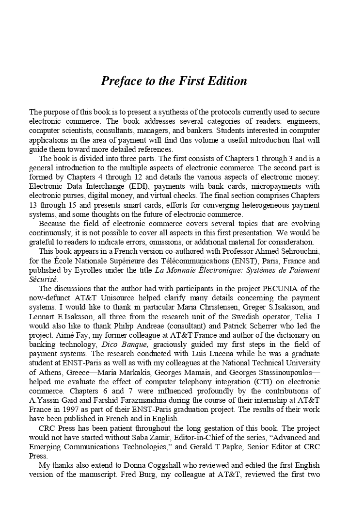 Protocols For Secure Electronic Commerce Second Edition - Page 4