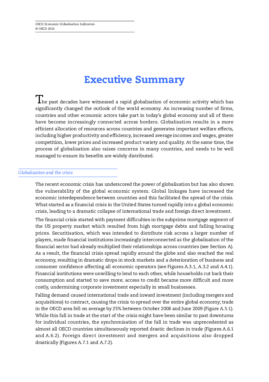 Economic Globalisation Indicators - Page 5