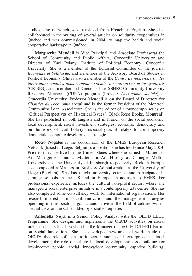 The Changing Boundaries Of Social Enterprises - Page 5