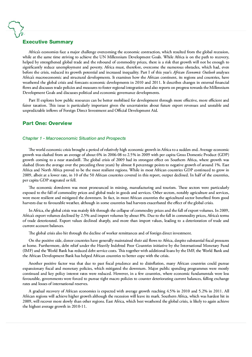 African Economic Outlook 2002-2003 - Page 5