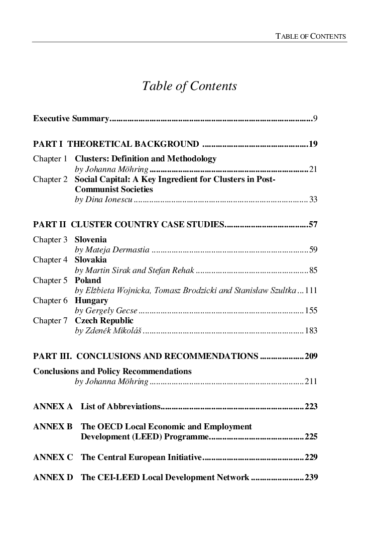 Business Clusters - Page 3