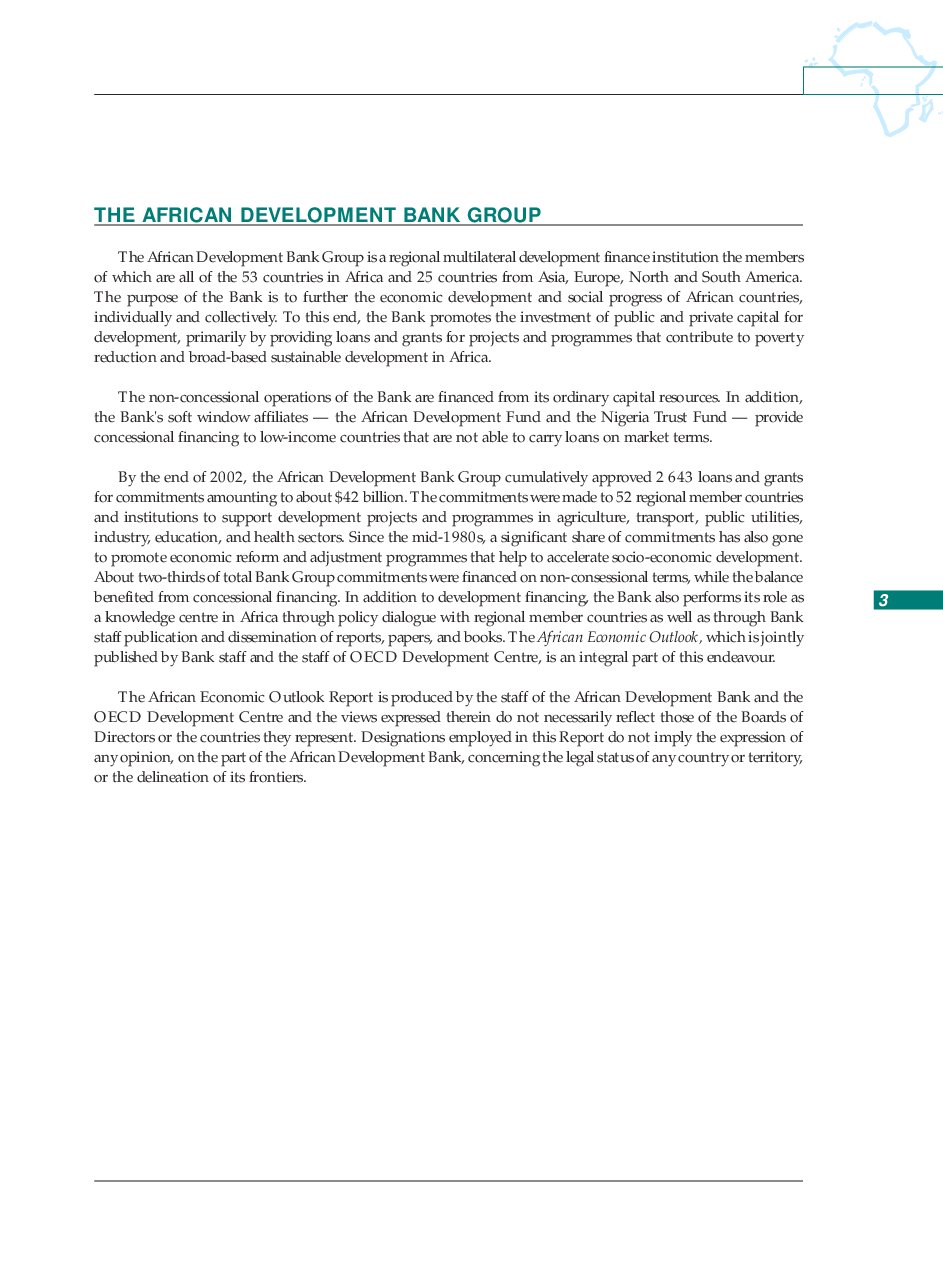 African Economic Outlook 2009 - Page 2