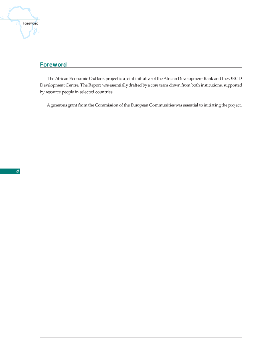 African Economic Outlook 2009 - Page 3