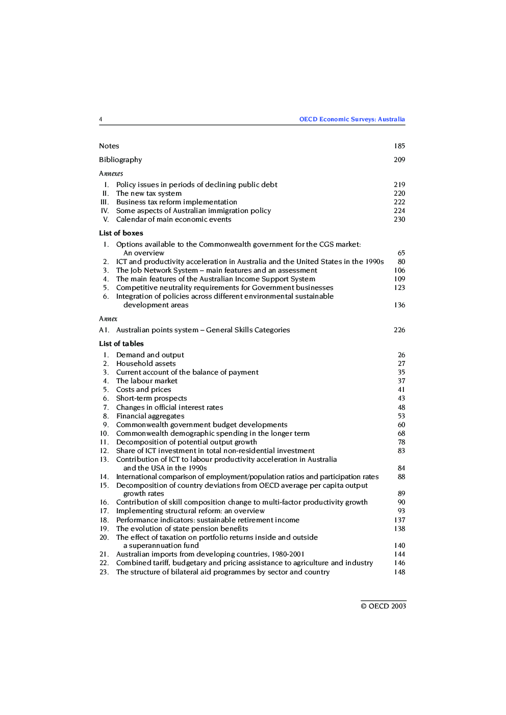 Economic Surveys Australia - Page 3