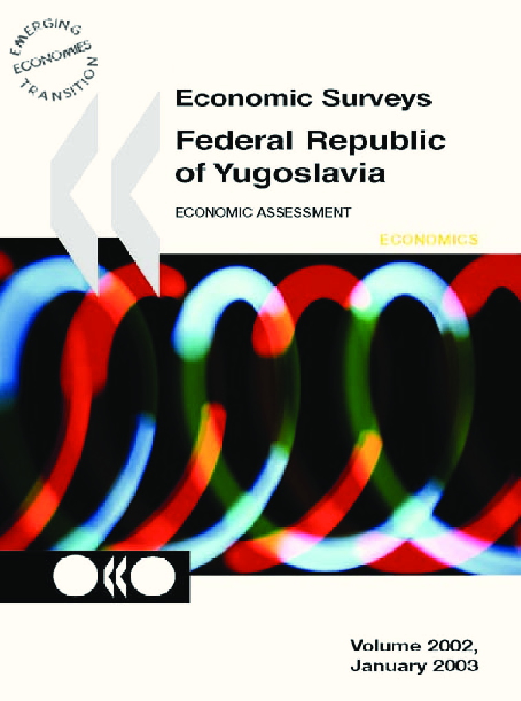 Economic Surveys Federal Republic Of Yugoslavia - Page 1