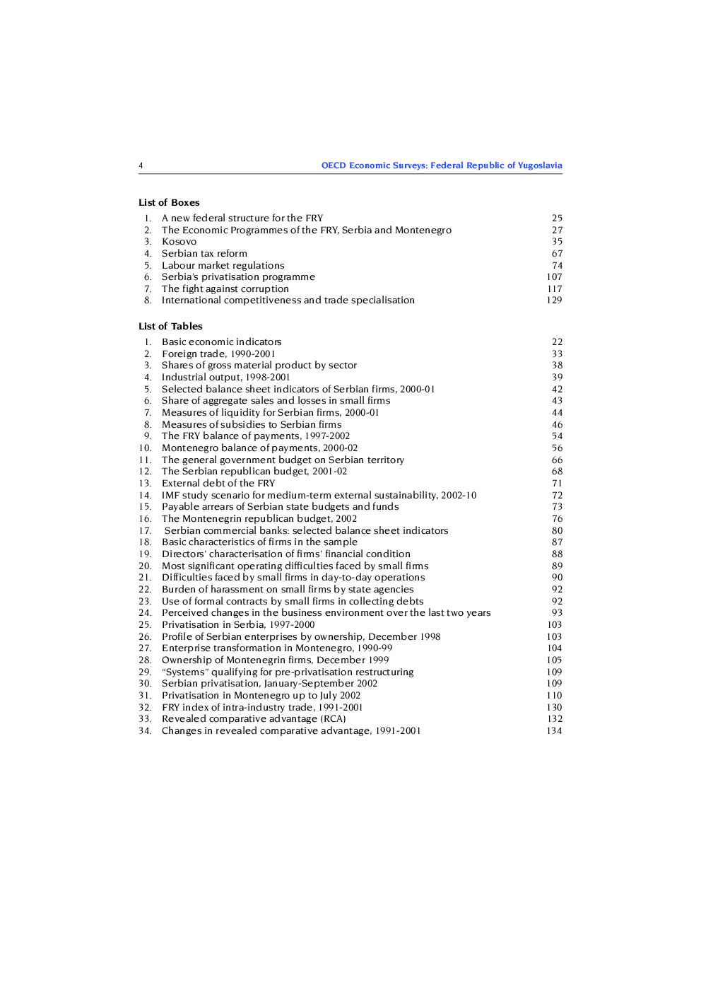 Economic Surveys Federal Republic Of Yugoslavia - Page 3