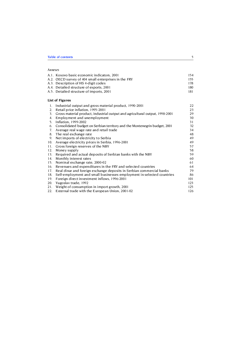 Economic Surveys Federal Republic Of Yugoslavia - Page 4