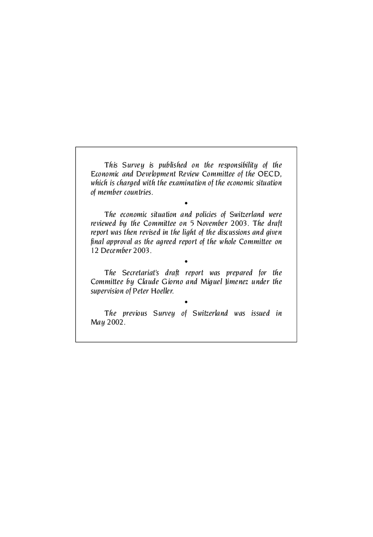 Economic Surveys Switzerland - Page 5