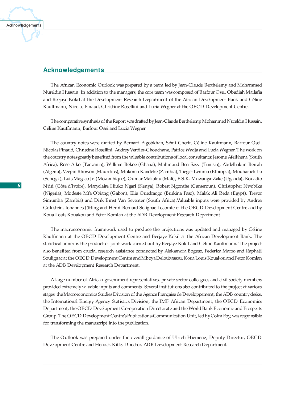 African Economic Outlook 2002 - Page 3