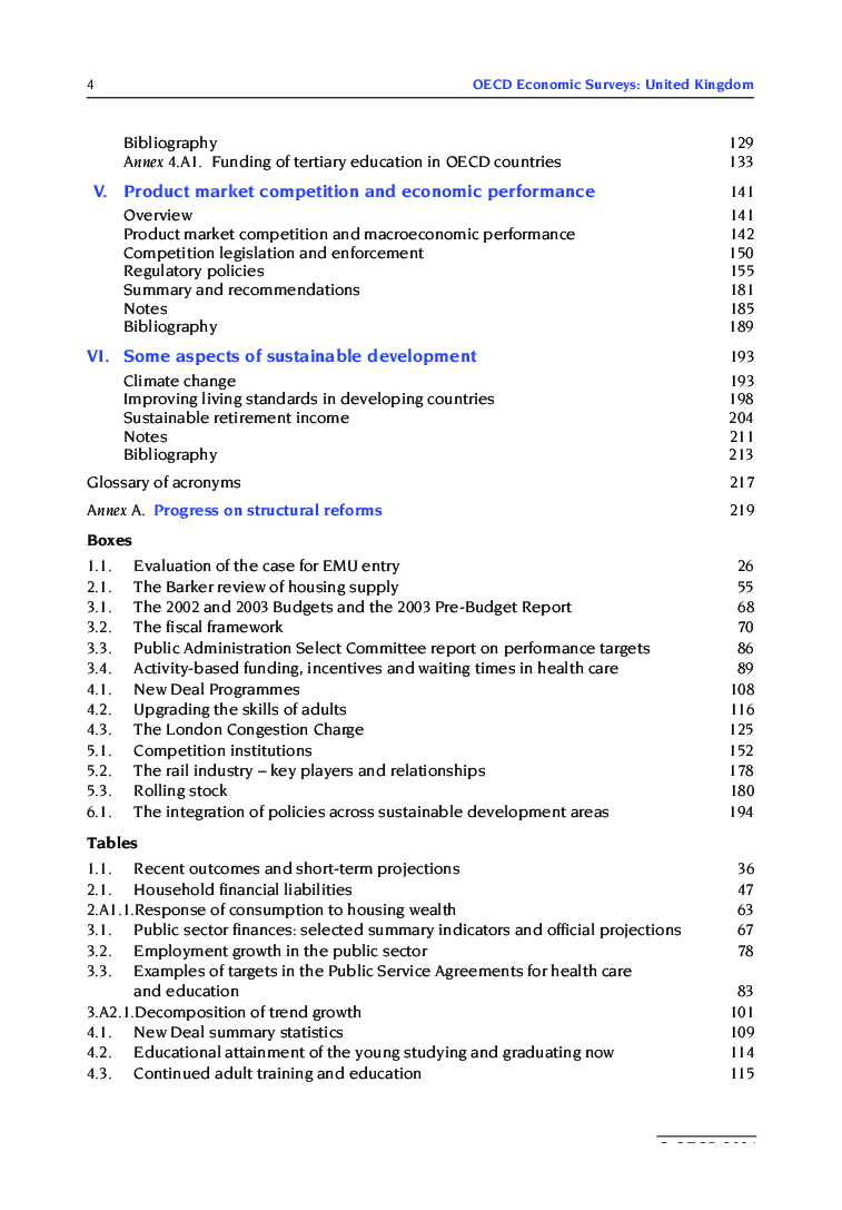 Economic Surveys United Kindom 2004 - Page 3