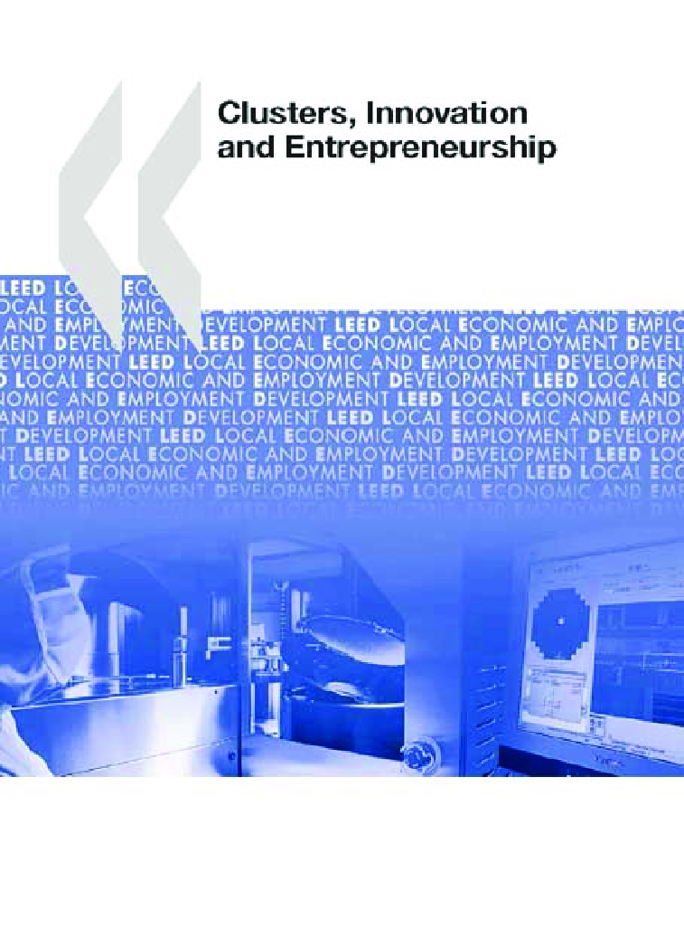 Cluster Innovation And Entrepreneurship - Page 1