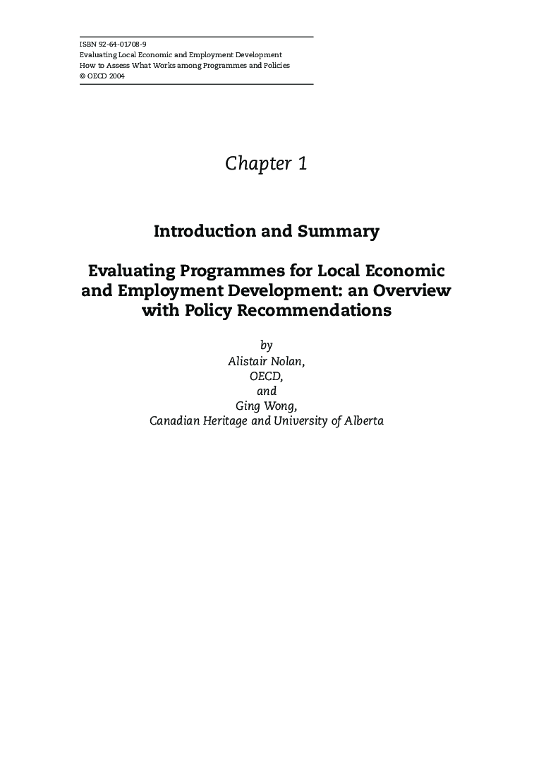 Evaluation Local Economic And Employment Development - Page 4