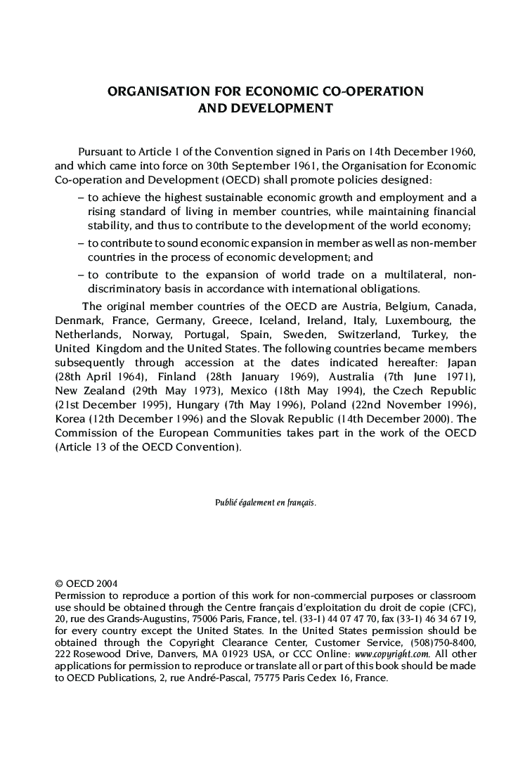 Economic Surveys Poland 2004 - Page 3