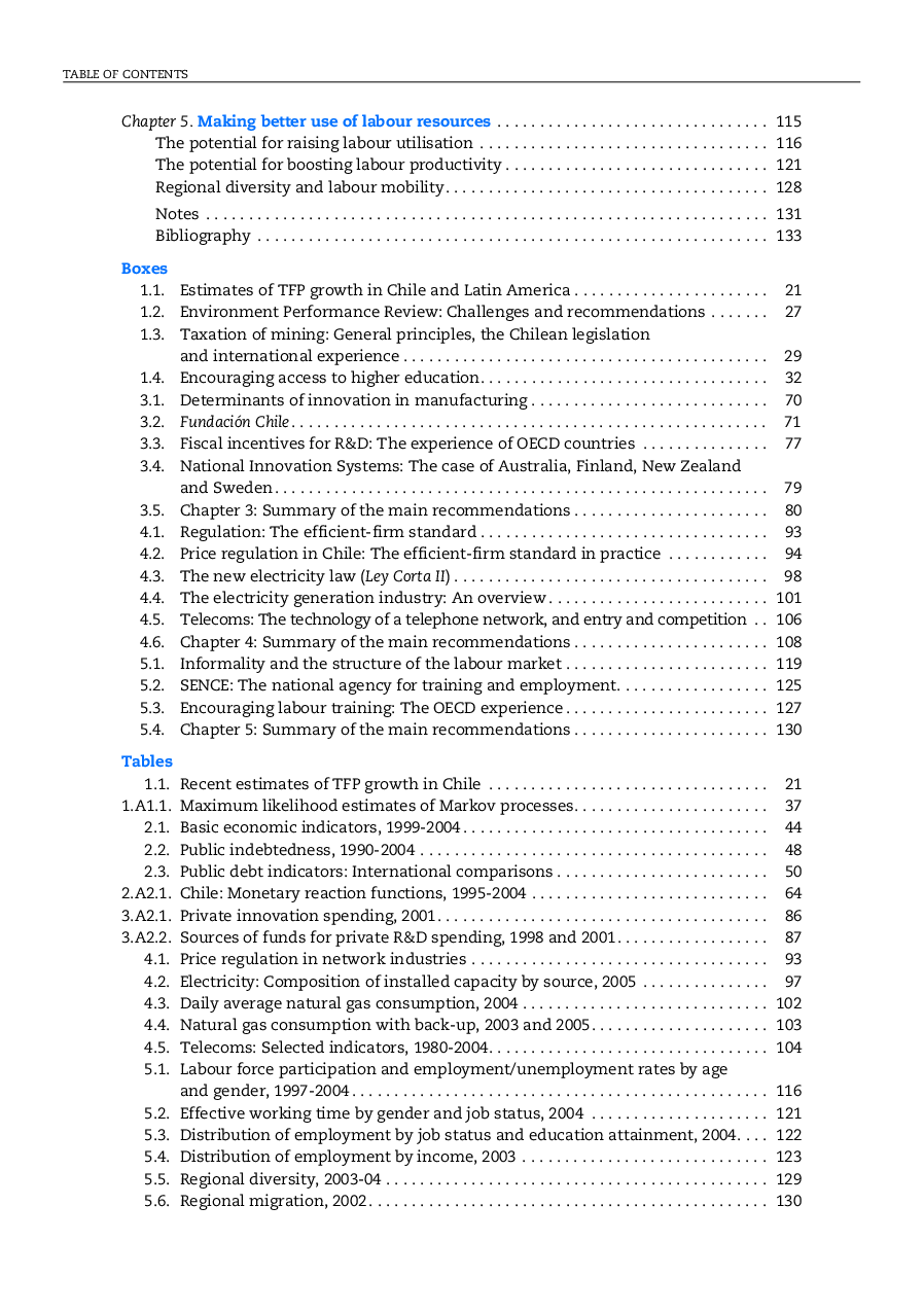 Economic Surveys Chile 2005 - Page 2
