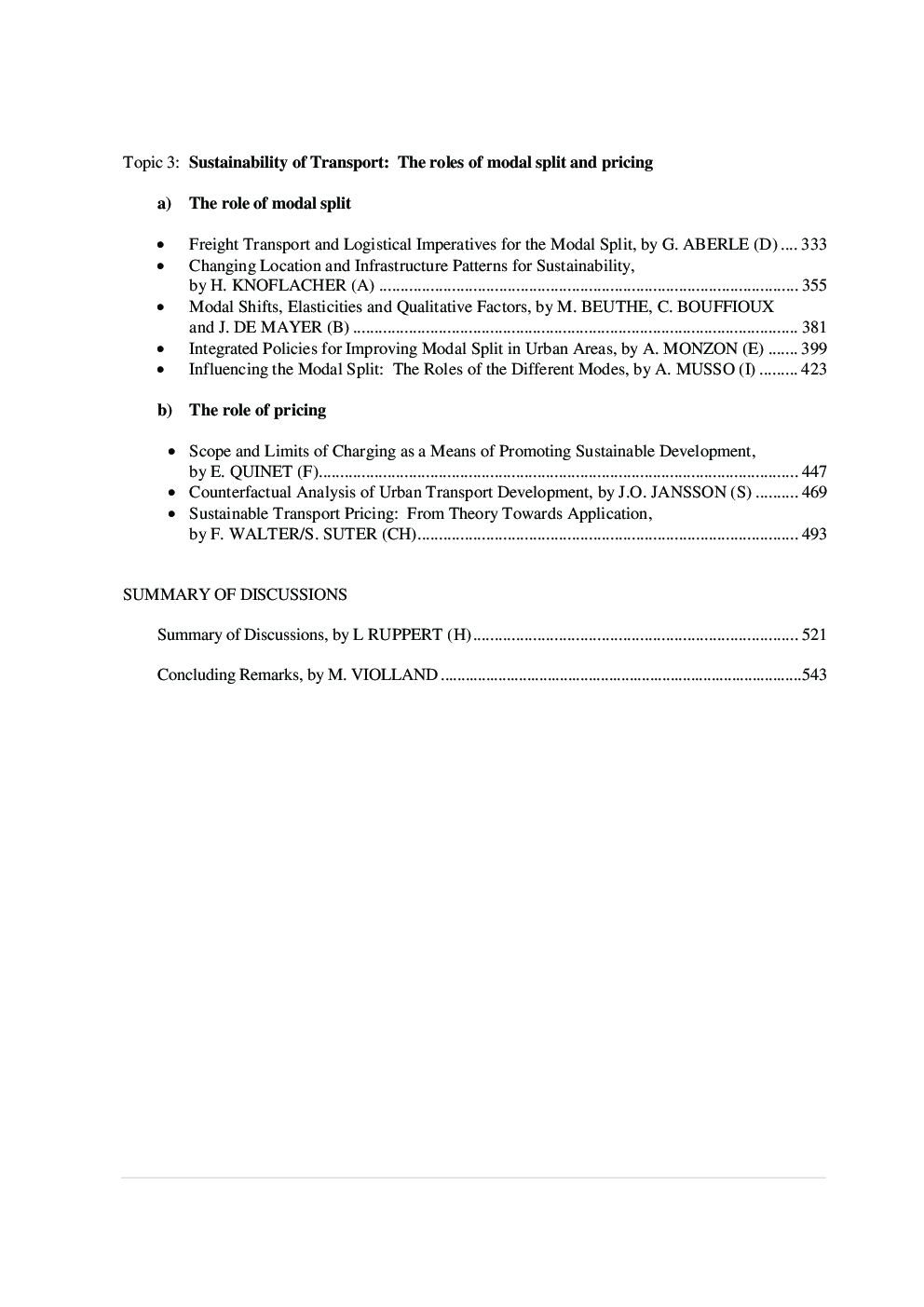 16th International Symposium On Theory and Practice In Transport Economics - Page 3