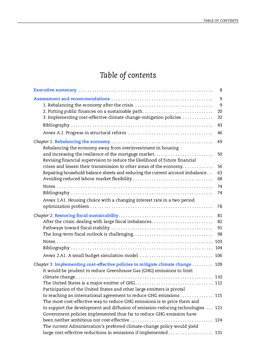 Economic Surveys United States 2010 - Page 2