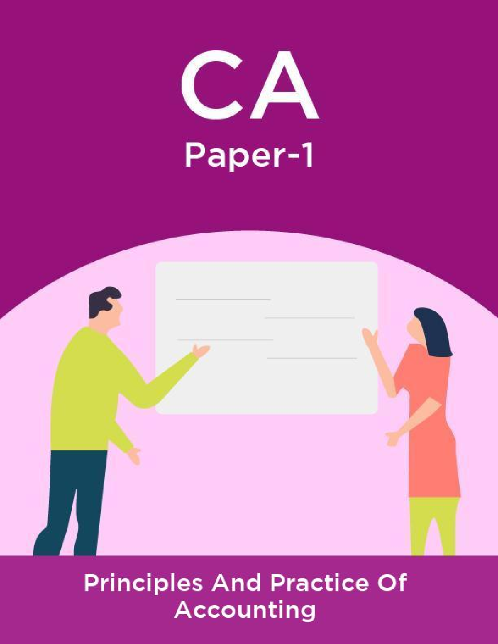 CA Paper-1 Principles And Practice Of Accounting - Page 1