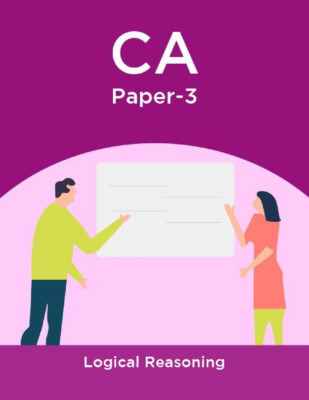 CA Paper-3 Logical Reasoning - Page 1