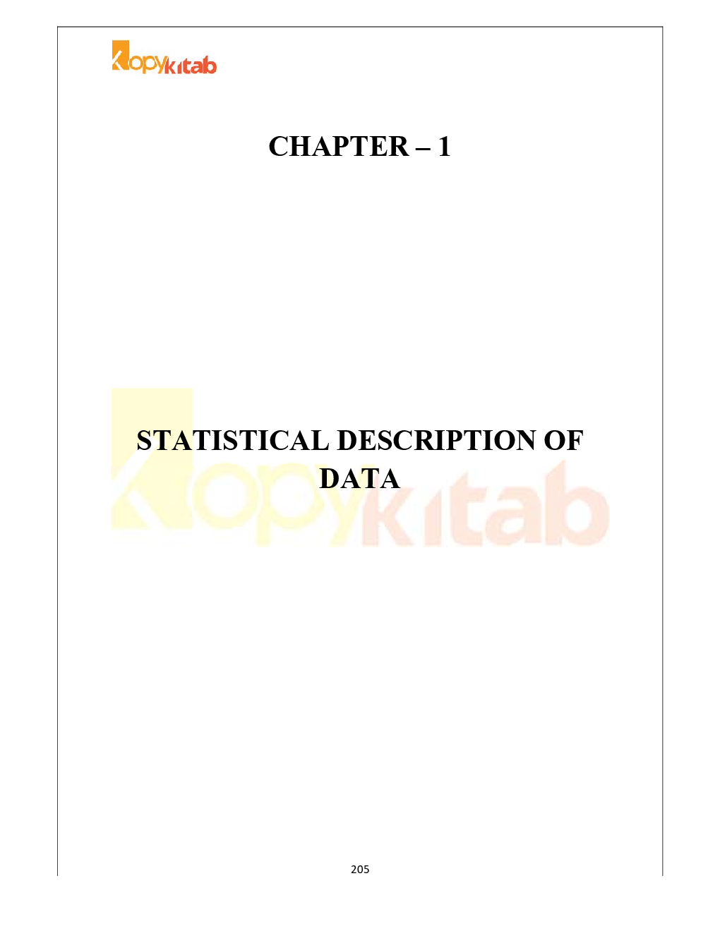 CA Paper-3 Statistics - Page 3