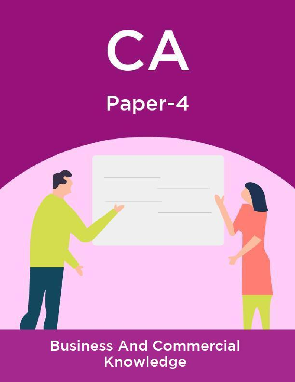 CA Paper-4 Business And Commercial Knowledge - Page 1
