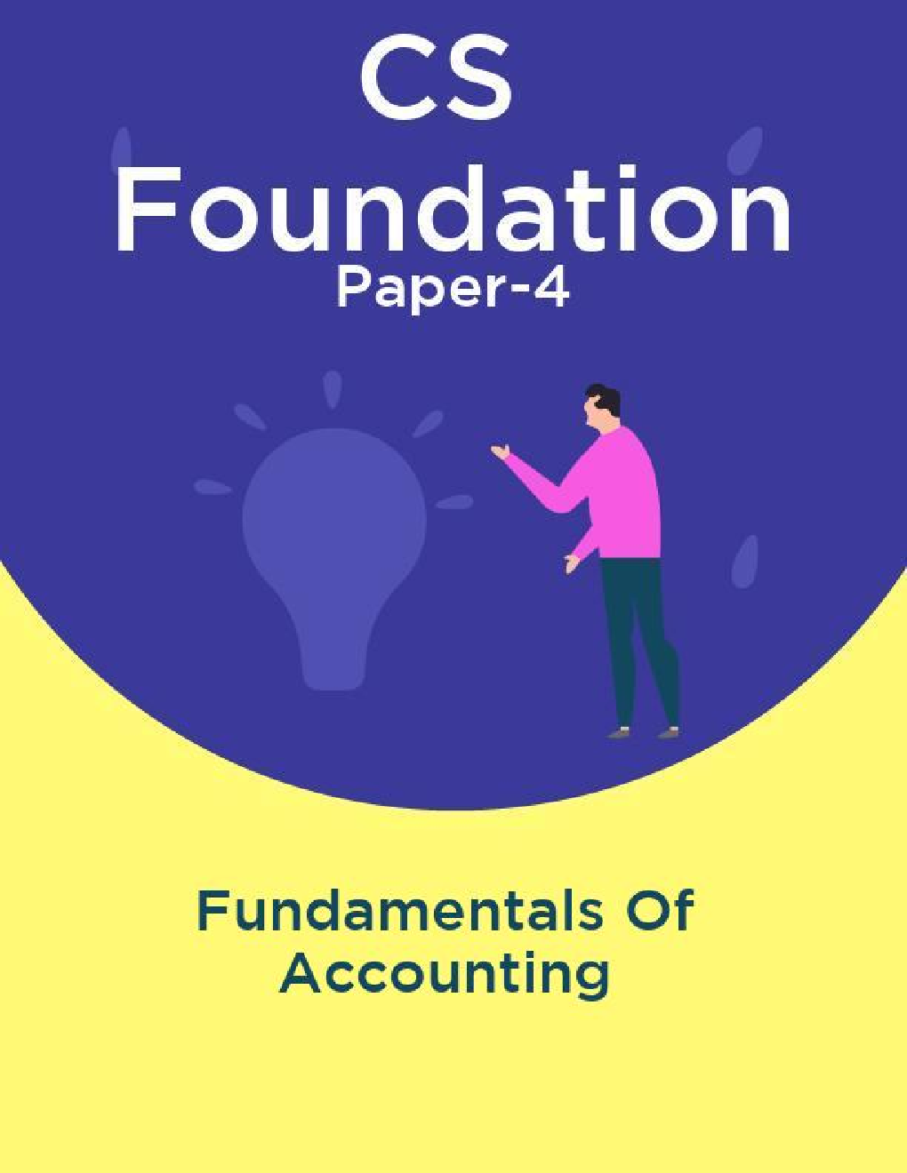 CS Foundation Paper-4 Fundamentals Of Accounting - Page 1